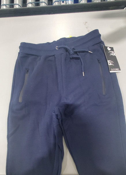J.COME JOGGER SWEATPANTS - SIZE M - NAVY New