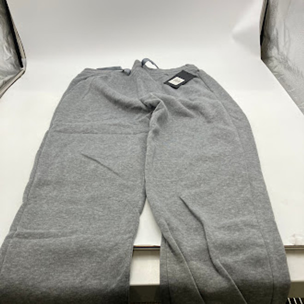 BELLO WOMEN'S DRAWSTRING STRETCHY POCKETED SWEATPANTS - SIZE: M/L - LIGHT GRAY New