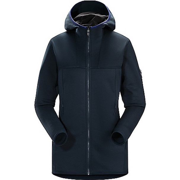 ARC'TERYX FORTREZ HOODY - SIZE: WOMEN S - BLACK SAPPHIRE New