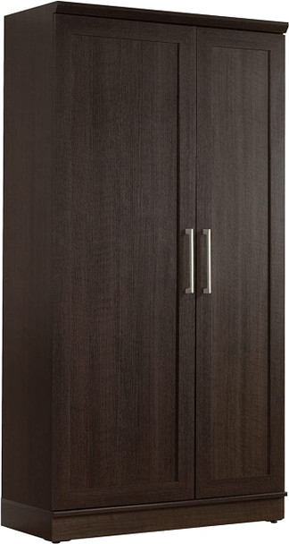 Realspace 36"W 12-Shelf Storage Cabinet 594165 - Dakota Oak