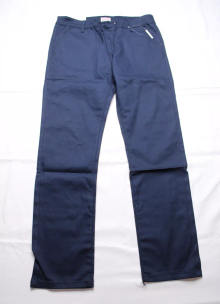 BASTION TRAIL BASTION TRAIL MEN'S SOLID COLOR STRAIGHT LEG PANTS - 34X31 - NAVY New