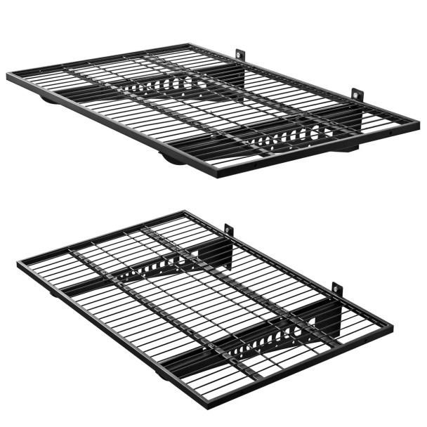 LUGO 2X3 FT GARAGE WALL SHELVES, 2 PACK - BLACK