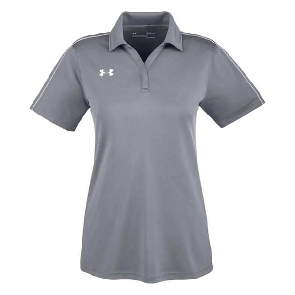 UNDER ARMOUR WOMEN'S TECH POLO - SIZE: WOMEN XS - GRAPHITE/WHITE New
