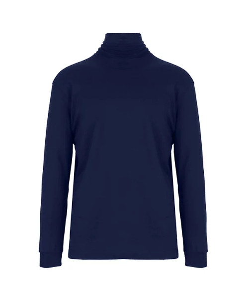 GALAXY BY HARVIC MEN'S LONG SLEEVE TURTLE NECK TEE - SIZE: MEN L - NAVY New