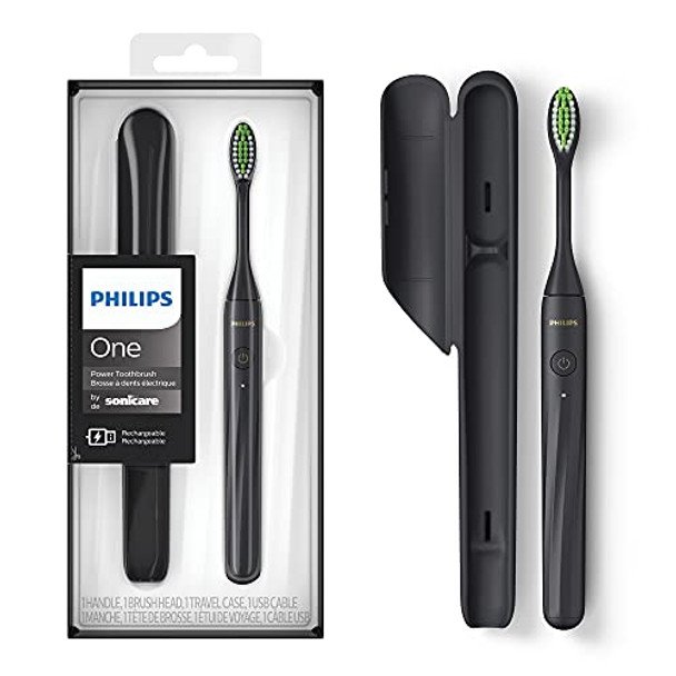 PHILIPS SONICARE PHILIPS ONE RECHARGEABLE ELECTRIC TOOTHBRUSH - BLACK
