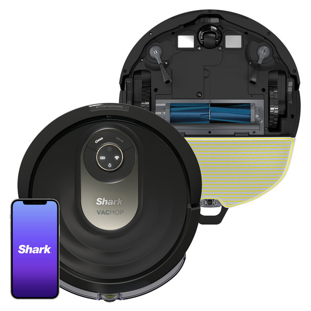 SHARK AI ROBOT VACUUM & MOP HOME MAPPING PERFECT FOR PETS WIFI - BLACK/GOLD SHARK AI ROBOT VACUUM & MOP HOME MAPPING PERFECT FOR PETS WIFI - BLACK/GOLD