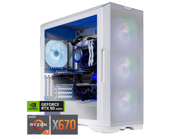 Skytech Eclipse Gaming PC Desktop, Ryzen 7 9800X3D 4.7 GHz, NVIDIA RTX 5080 16GB