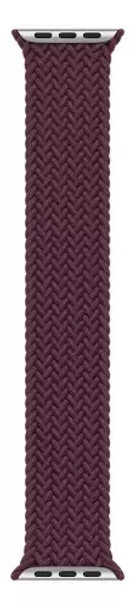 APPLE WATCH BRAIDED SOLO LOOP 45MM - SIZE 11 - DARK CHERRY APPLE WATCH BRAIDED SOLO LOOP 45MM - SIZE 11 - DARK CHERRY