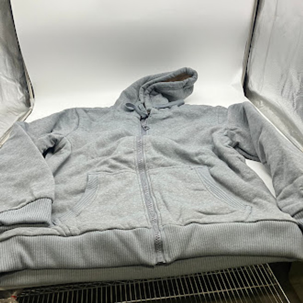 RUDOLPH MEN'S SWEATER WITH FULL ZIP - SIZE: MEN XL - GRAY New