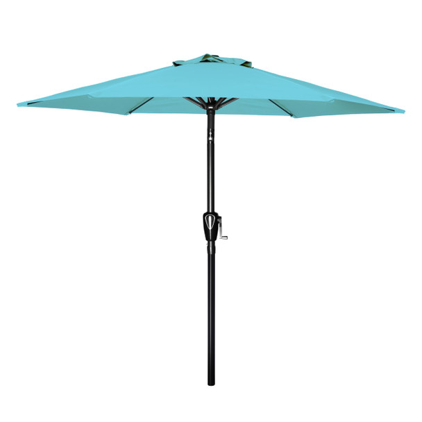 Simple Deluxe 7.5ft Patio Umbrella Outdoor Table Market Yard Umbrella -Turquoise