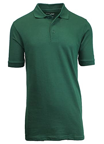 GALAXY BY HARVIC MENS POLO PIQUE SHIRT SIZE 2XL HUNTER New