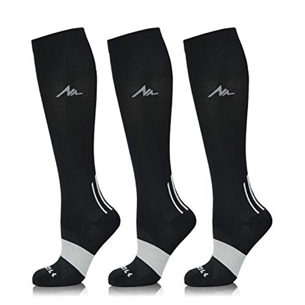 NEWZILL MEDICAL COMPRESSION SOCKS FOR WOMEN & MEN CIRCULATION 20-30 MMHG BLACK NEWZILL MEDICAL COMPRESSION SOCKS FOR WOMEN & MEN CIRCULATION 20-30 MMHG BLACK