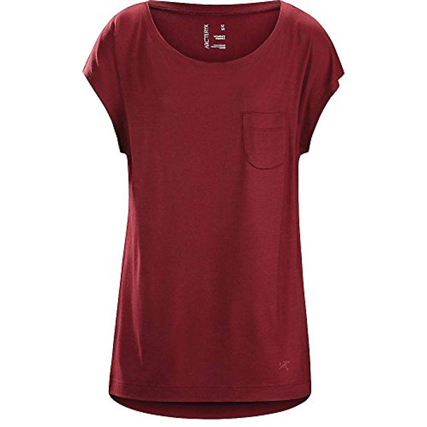 ARC'TERYX A2B SCOOP NECK WOMEN'S - SIZE: WOMEN M - SCARLET New