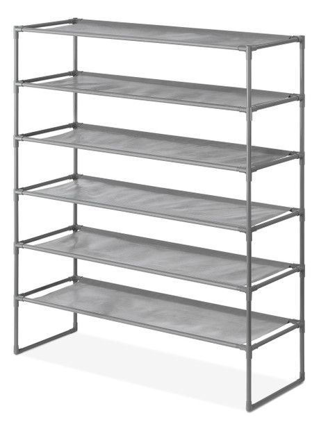 WHITMOR SPACEMAKER 6-TIER SHELVES 6262-4993-GM - GRAY New