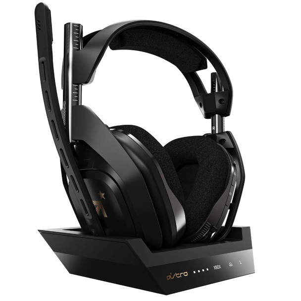 ASTRO Gaming A50 Wireless Headset + Base Station - 939-001680 - Black/Gold