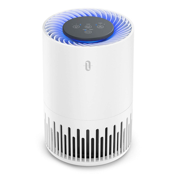 TAOTRONICS HEPA AIR PURIFIER FOR HOME ALLERGENS SMOKE POLLEN PETS HAIR - WHITE