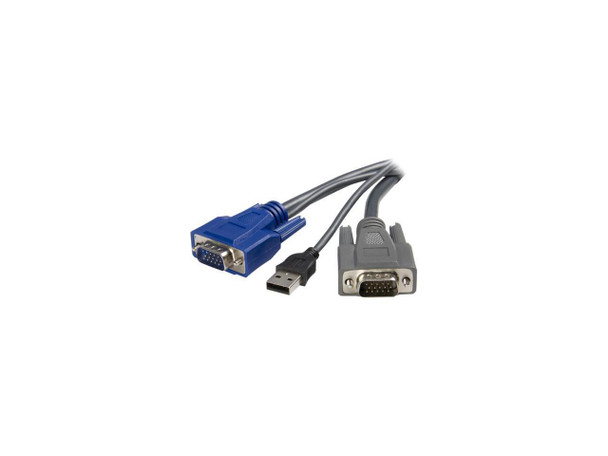 StarTech.com 6 ft. Ultra-Thin USB VGA 2-in-1 KVM Cable SVUSBVGA6