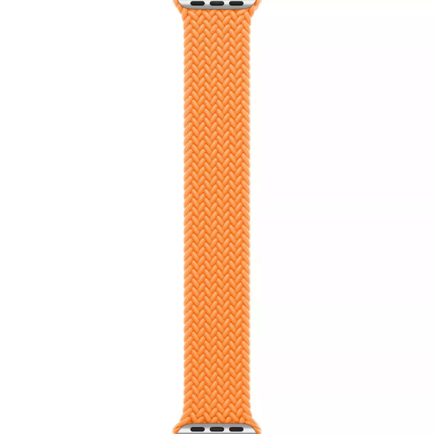 APPLE WATCH 45MM BRAIDED SOLO LOOP SIZE 9 - BRIGHT ORANGE