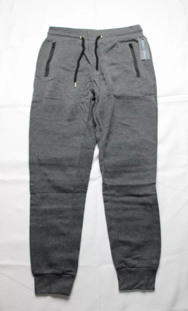 PURE CHAMP MEN'S FLEECE ATHLETIC JOGGER SWEATPANTS - SIZE: MEN M - DARK GRAY New