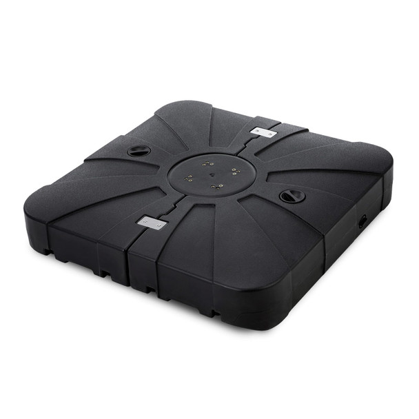 HOME ZONE LIVING 220LBS OFFSET CANTILEVER ROMA PRE-ASSEMBLED 34" SQUARE - BLACK