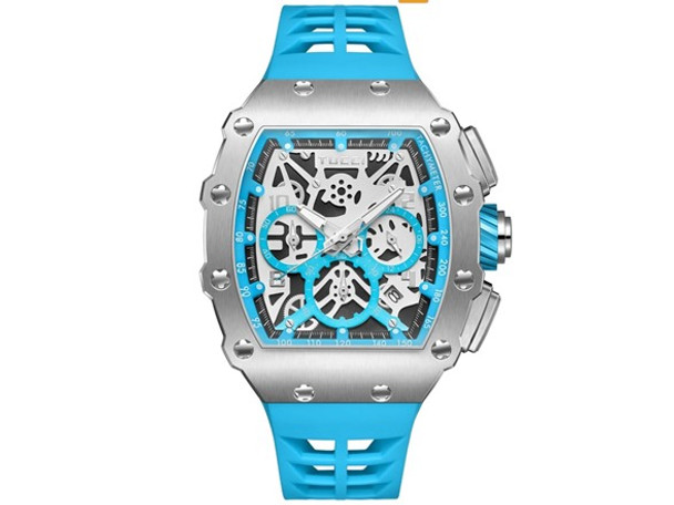 TUCCI ESTREMISTA/ WATCH / LIGHT BLUE SILICONE - LIGHT BLUE