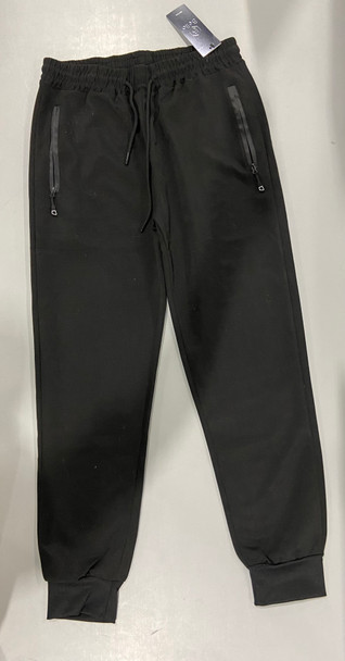 BELLO WOMEN'S JOGGING PANTS SWEATPANTS - SIZE M/L - BLACK New