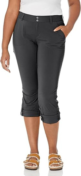COLUMBIA WOMEN'S SATURDAY TRAIL STRETCH PANT REGULAR FIT - SIZE: WOMEN 18 - GRAY New