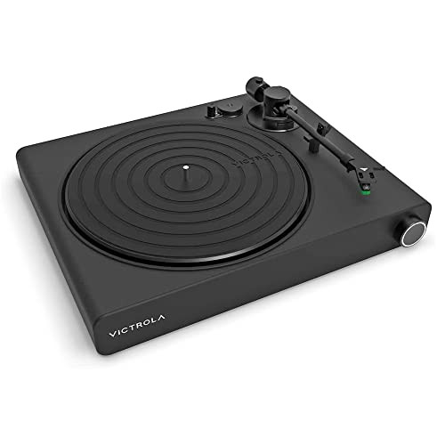 VICTROLA STREAM ONYX TURNTABLE 33-1/3 & 45 RPM VINYL BLACK MATTE - BLACK MATTE