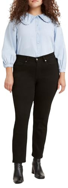 LEVI'S WOMEN'S CLASSIC STRAIGHT JEANS - SIZE: 8M (29X30) - SOFT BLACK New