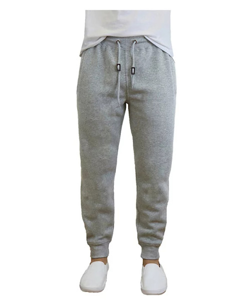 GALAXY BY HARVIC MEN'S SLIM FIT JOGGER PANTS - SIZE: MEN XL - HEATHER GRAY New