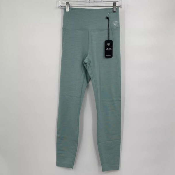 ALLBIRDS WOMEN'S NATURAL FLOW LEGGING - SIZE: WOMEN S - GREEN HUSH New