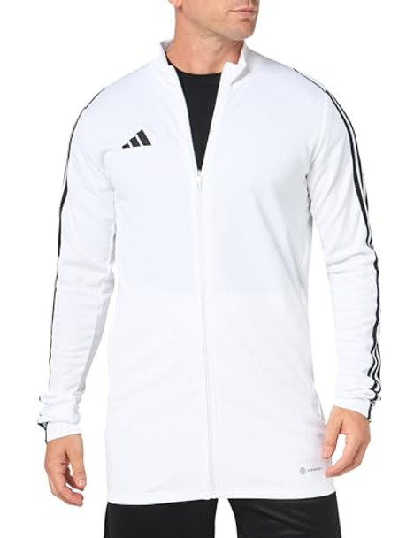 ADIDAS MEN'S TIRO 23 LEAGUE TRAINING JACKET, TALL + 2", X-LARGE - WHITE New