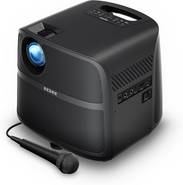 ION Audio Projector Deluxe HD 720p HD LED BT-enabled