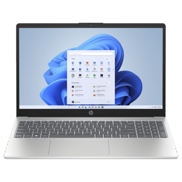 HP 15-FD0 15.6" HD Laptop - Intel Core i5-1235U - 8GB, 256GB, Silver, W11H