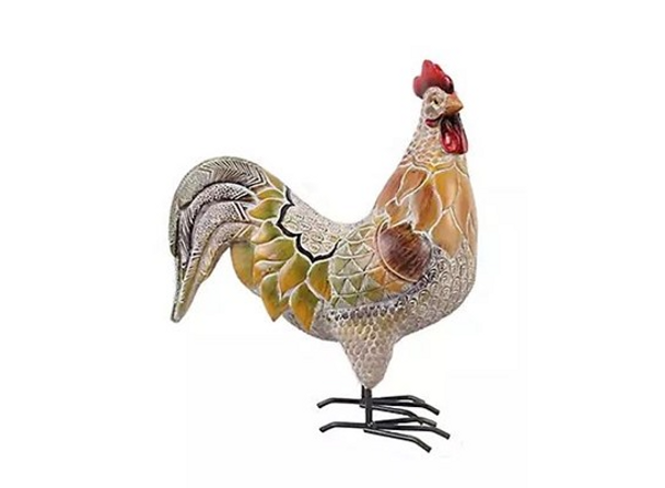 Santa's Workshop 10" Resin Grand Rooster New