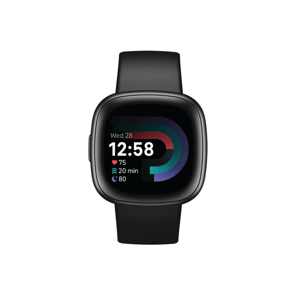 Fitbit Versa 4 Fitness Smartwatch with Daily Readiness, GPS, FB523BKBK-US