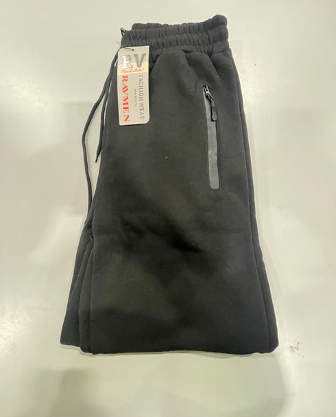 RV RAVMEN JOGGER SWEATPANTS - SIZE: MEN M - BLACK