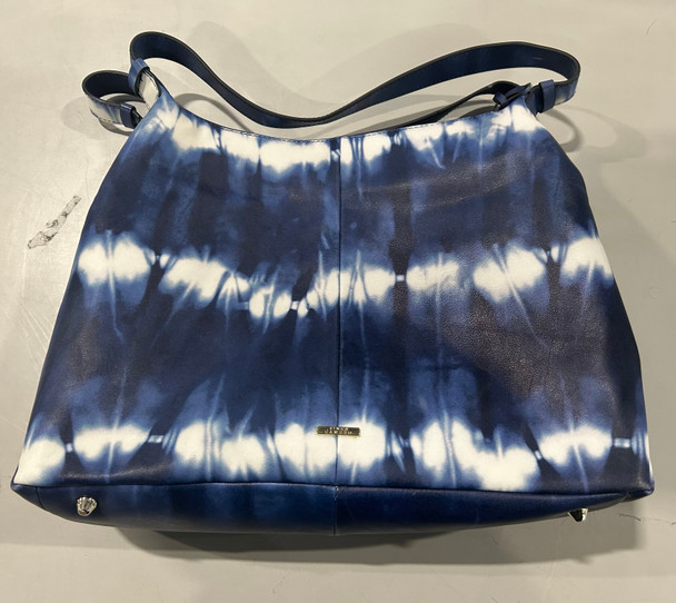 VINCE CAMUTO LEATHER GROUP TANIA TOTE - DARK JEAN TIE DYE
