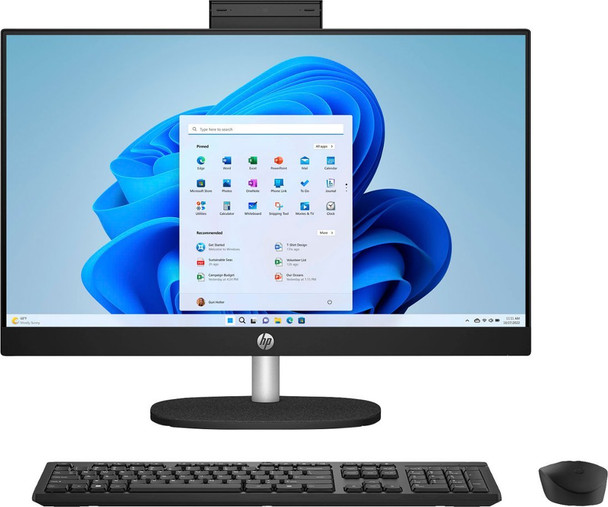 HP 24-cr0091ds TOUCH 24" FHD AIO Desktop Intel N200 8GB 256GB W11