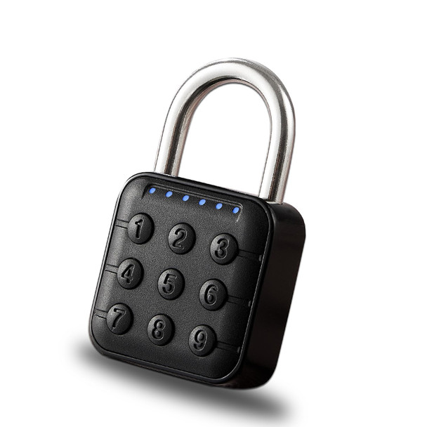 EASTDEER COMBINATION LOCK BLUETOOTH SMART PADLOCK LOCKER (BLUETOOTH) - BLACK