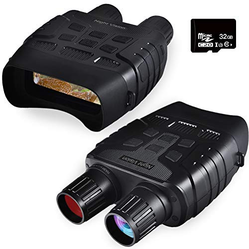 OMOTOR DIGITAL NIGHT VISION BINOCULARS 2.3" TFT 4" OUTER LCD LCD VIDEO BLACK