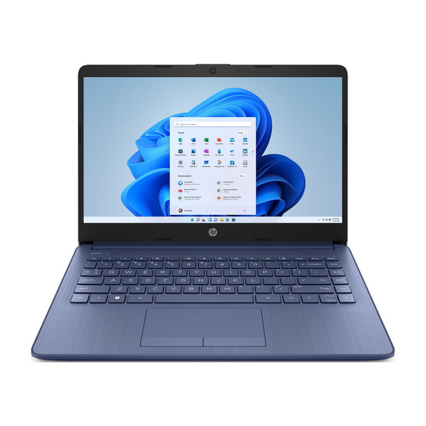 HP 14-cf2111wm 14" HD Laptop N4120 4GB 64GB W11-Blue w/ION Projector