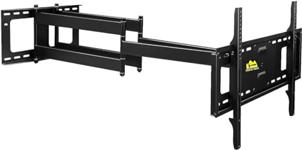 FORGING MOUNT HEAVY DUTY LONG ARM TV MOUNT,FULL MOTION TV MOUNTS BRACKET - BLACK