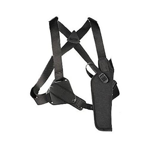 UNCLE MIKE'S KODRA NYLON SIDEKICK VERTICAL SHOULDER HOLSTER, SIZE 3 - BLACK