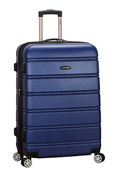 Rockland Melbourne Hardside Expandable Luggage with Spinner Wheels 28" - Blue