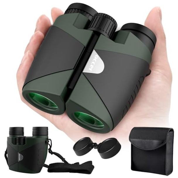 OCCER 15x30 Compact Binoculars Coastal Gear Adult Binoculars Compact Powerful