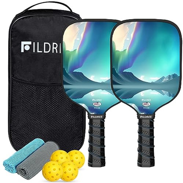 FILDREE PICKLEBALL PADDLES USAPA APPROVED PICKLEBALL PADDLES - BLUE/BLACK
