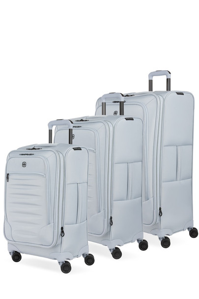 SWISSGEAR OPULENCE SOFTSIDE EXPANDABLE LUGGAGE 3-PIECE (21/25/29) - BABY BLUE New