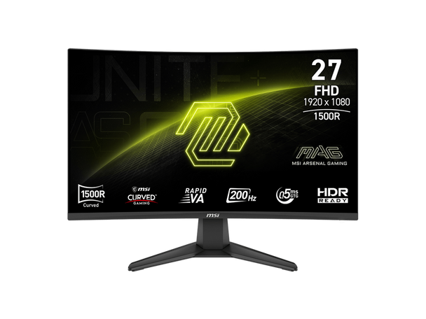 MSI 27" Full HD 200Hz with Adaptive Sync 0.5ms HDR Ready Ai Vision Anti-Flicker