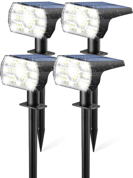Kaxiida Solar Lights Outdoor Waterproof IP68, 3 Lighting Models Solar Powered Kaxiida Solar Lights Outdoor Waterproof IP68, 3 Lighting Models Solar Powered